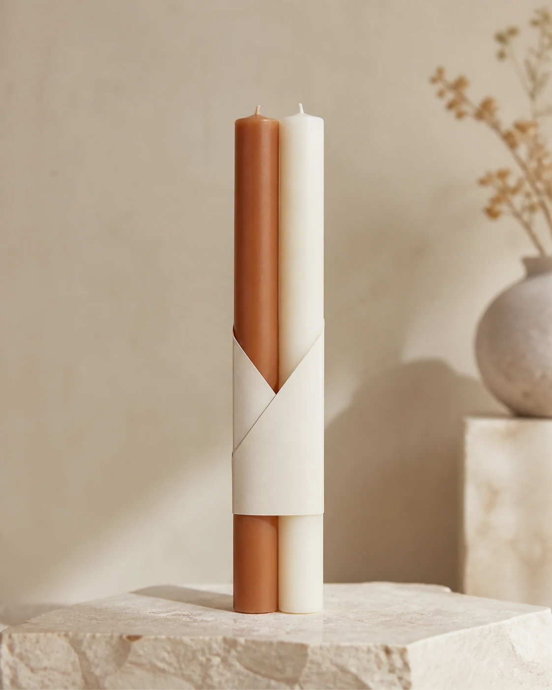 EmberPair Taper Candles, contemporary decor by Caldria Home